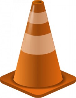 cone de construção