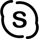 neon skype logo neon skype logo