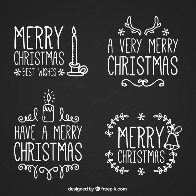 Christmas Sticker Vectors, Photos and PSD files | Free Download
