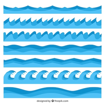 printable ocean wave template
