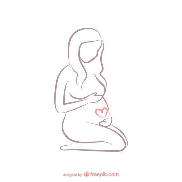 pregnant woman outline_23 2147501964