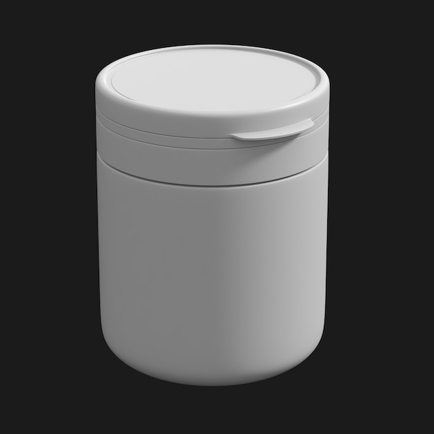 Free Download – Jar 023 3D Model – High-Quality Cosmetic Packaging 3D Model