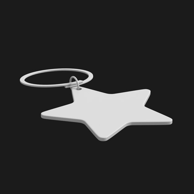 Star Pet Tag 001 3D Model – Free Download