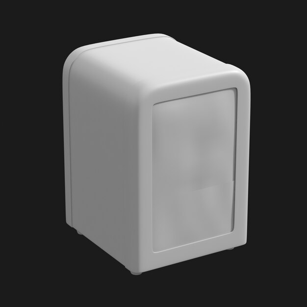Download Napkin Dispenser 001 3D Models for free Freepik