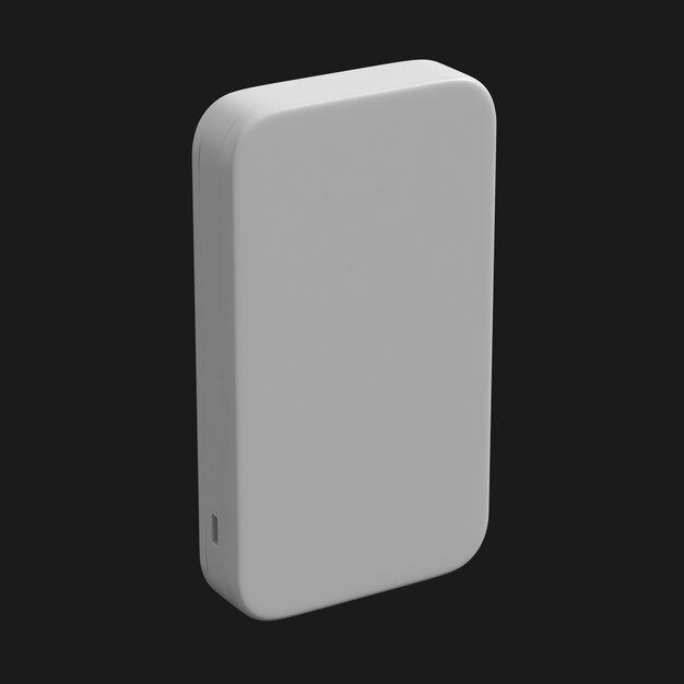 Download Free Power Bank 003 3D Model – High-quality Technology Battery