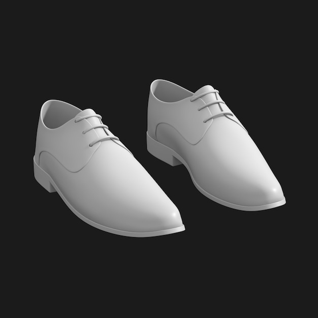 Discover the Perfect Style with Men Shoes 001 3D Model – Free Download