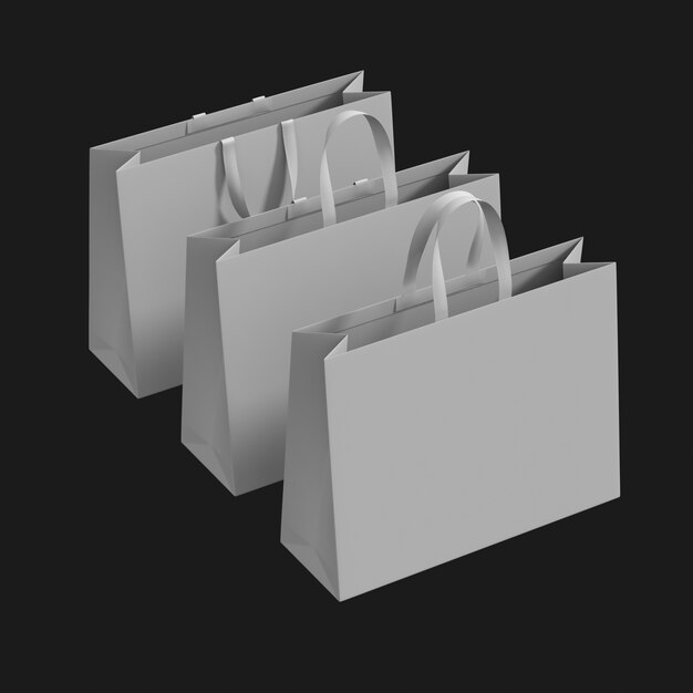 Download Free Gift Bag with Handle 003 3D Model – High-Quality 3D Model for Your Project