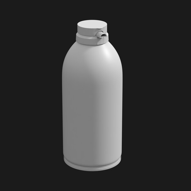 Foam Pump Bottle 001 3D Model – Free Download