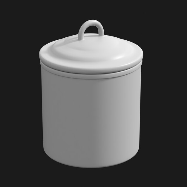 Kitchen Container 001 3D Model – Free Download