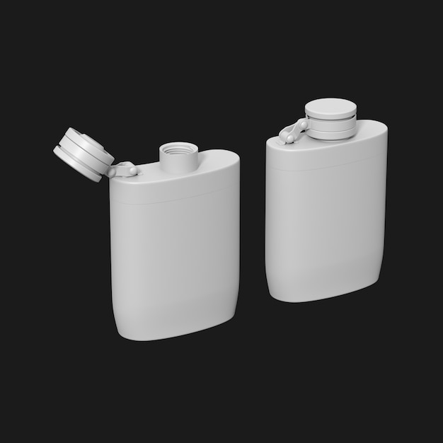 Liquor Flask 002 3D Model – Free Download