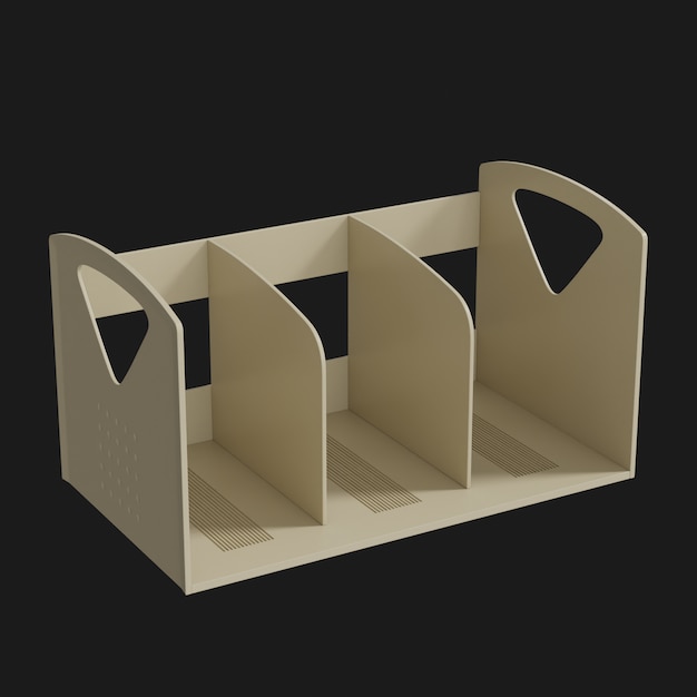 Bookshelf 046 3D Model