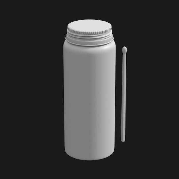 Download Free Long Matches Jar 001 3D Model – High-Quality 3D Model for Your Projects