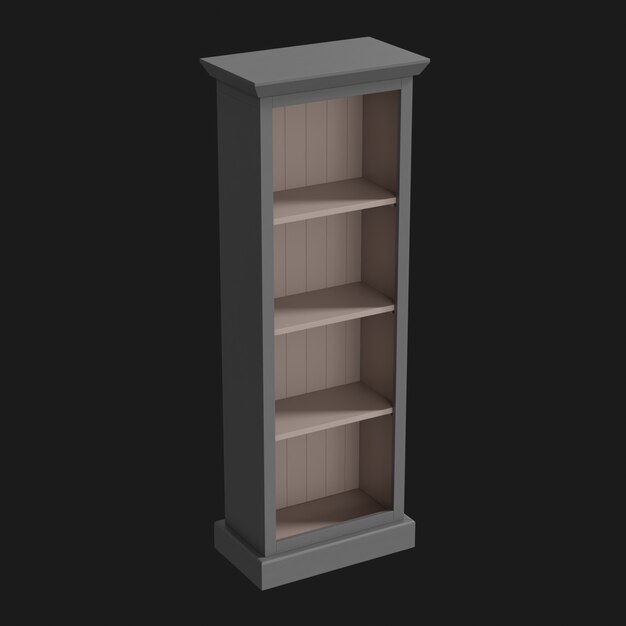 Bookcase 003 3D Model