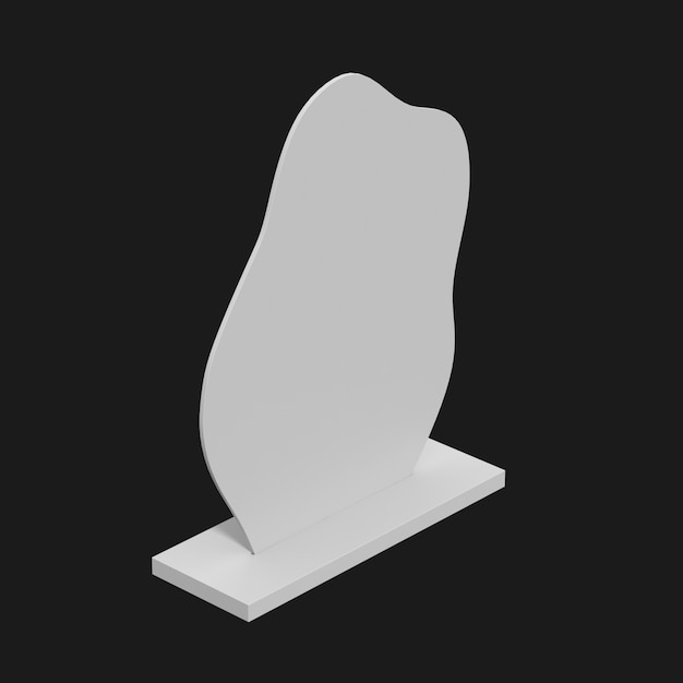 Frameless Mirror 001 3D Model – Free Download