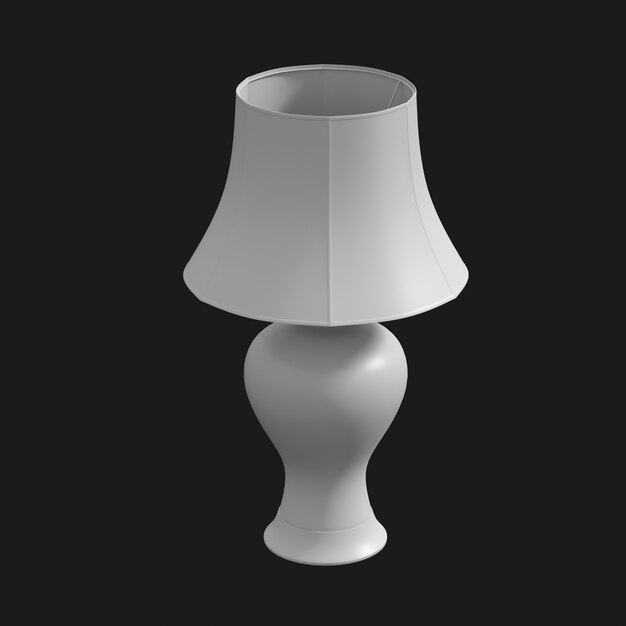 Lamp 030 3D Model: Bring Unique Style and Illumination to Your Virtual Creations