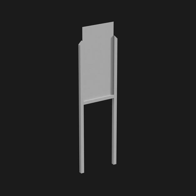 Get the Free Information Panel 001 3D Model for Your Project