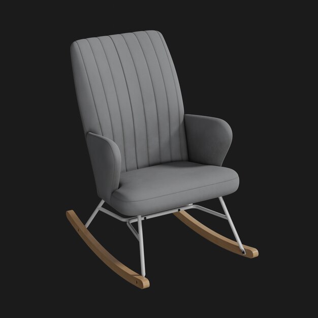 Rocking Chair 015 3D Model