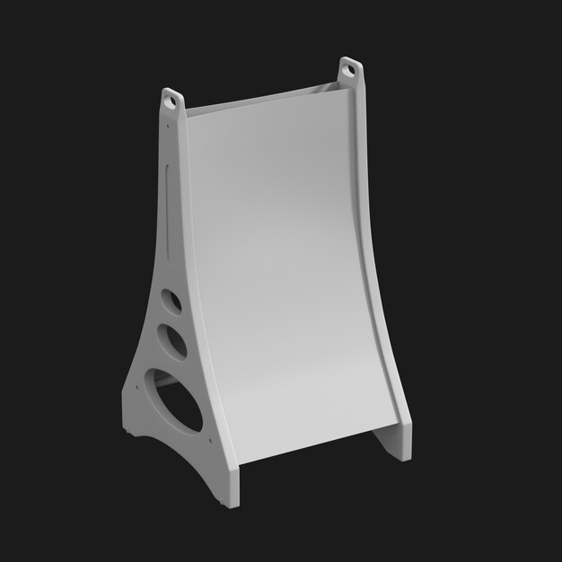 Frame Sign Holder 001 3D Model | Free Download