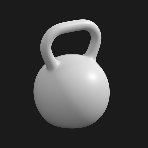 Kettlebell 001 3D Model: High-Quality and Free Download