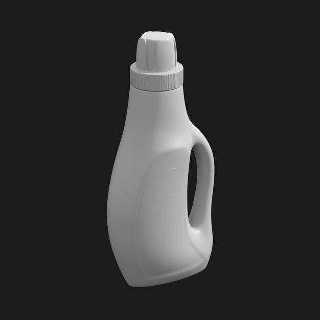 Handle Bottle 001 3D Model: A Free Downloadable Template for 3D Models