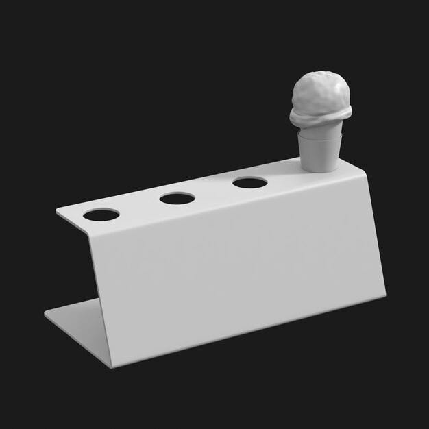 Download Free Ice Cream Cone Holder 001 3D Model Now