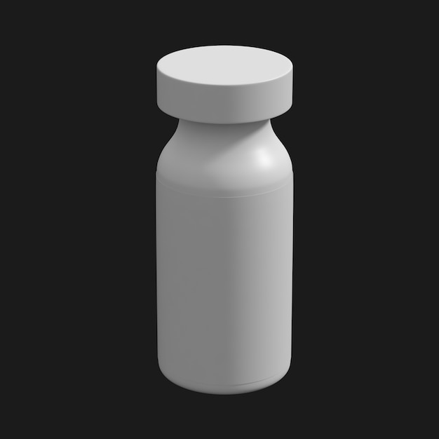 Medicine Vial Bottle 002 3D Model – Free Download