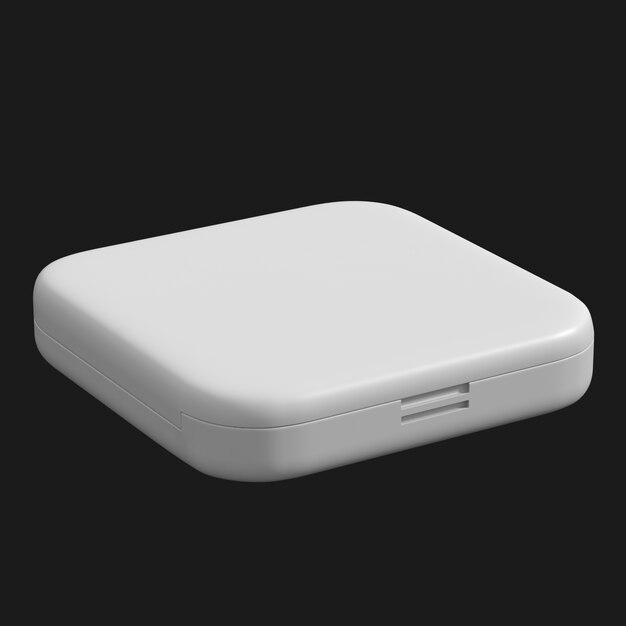 Pill Box With Sliding Lid 001 3D Model