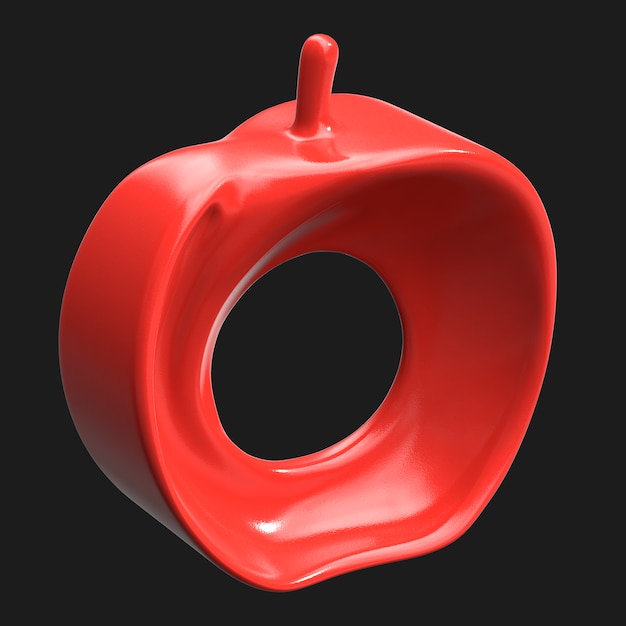 Apple Ornament 001 3D Model: A Stunning and Versatile Addition to Your Collection
