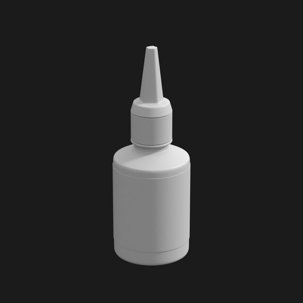 Free Download: Glue Bottle 001 3D Model – HD Stock Images
