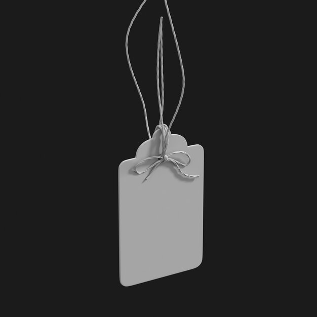 Free Download: Gift Tag 001 3D Model – High-Quality 3D Models for Your Projects