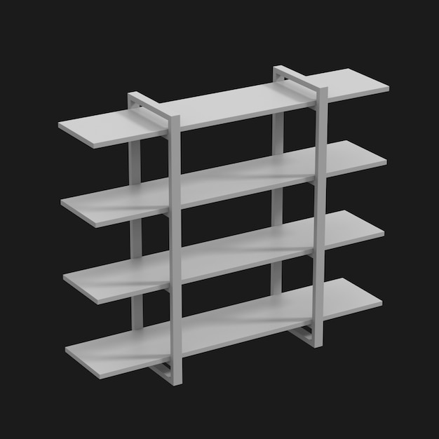 Storage Stand 001 3D Model – Elevate Your Space with Style