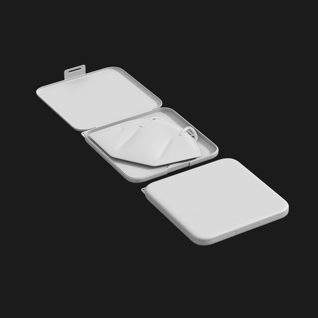 Mask Case 003 3D Model – Enhance Your Packaging Design