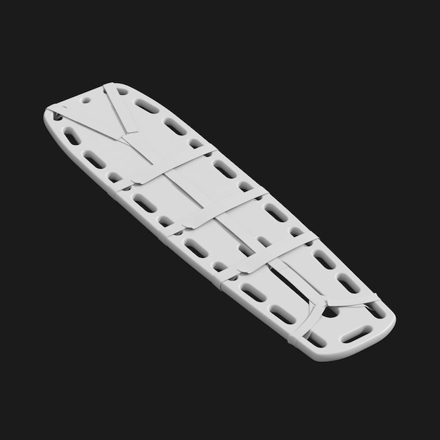 Emergency Stretcher 001 3D Model – High-Quality Free-to-Download Template