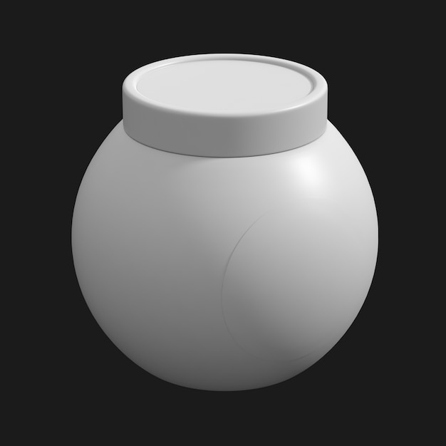 Download Free Jar 022 3D Model – High-Quality Packaging Design
