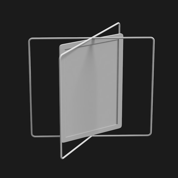 Table Photo Frame 001 3D Model – Free Download