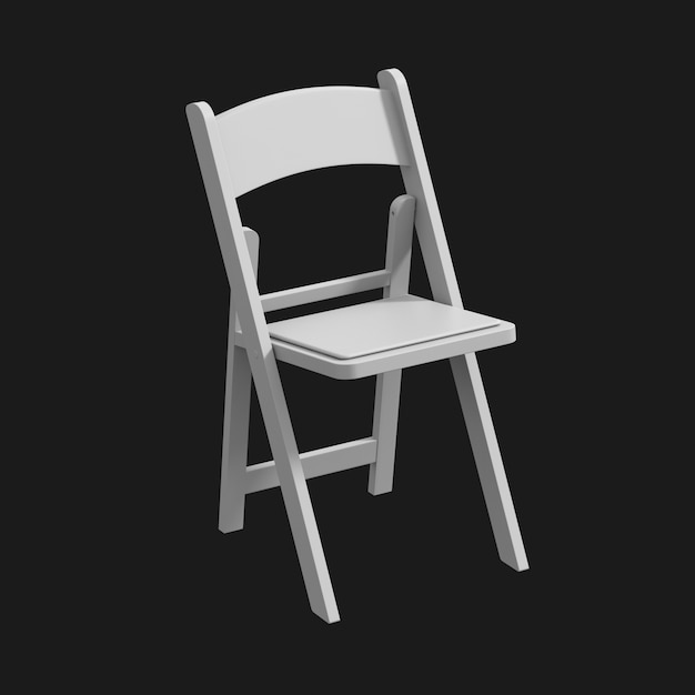 Cushion Folding Chair - 3D Model by dcbittorf