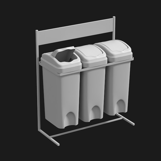 Introducing the Ecological Bin 001: A Free Downloadable 3D Model for Waste Management