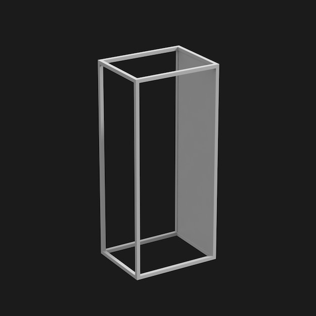 Download Free Frame Display 001 3D Model for Advertising