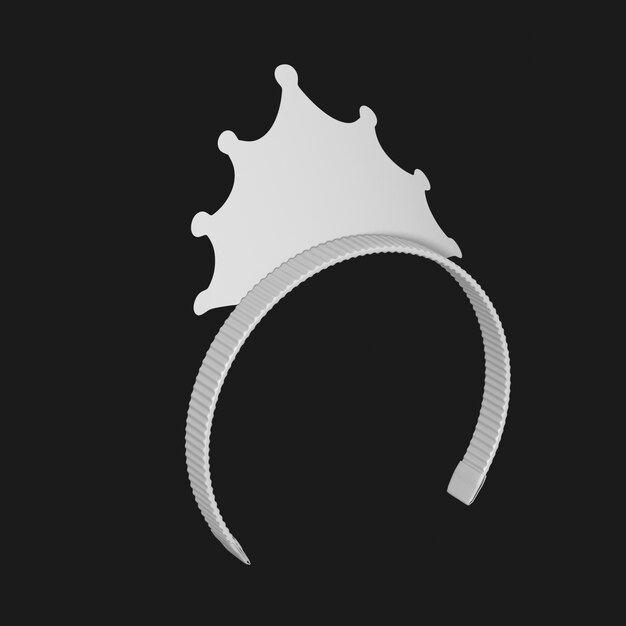 Download Free Headband 001 3D Model – Perfect for Princess Crowns and Accessories