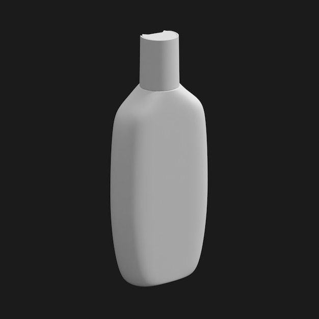 Sunscreen Bottle 002 3D Model – Dive into Summer Vibes with Our Free Download