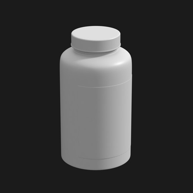 Clear Bottle 001 3D Model