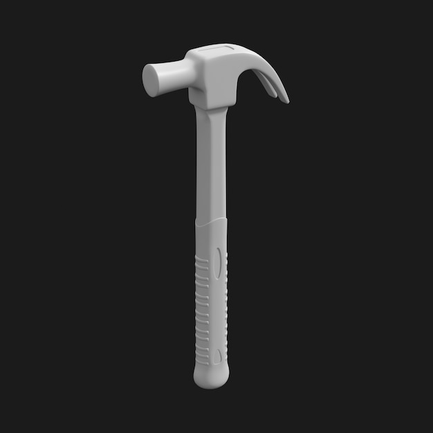 Download Free Hammer 002 3D Model – High-Quality Construction Tool