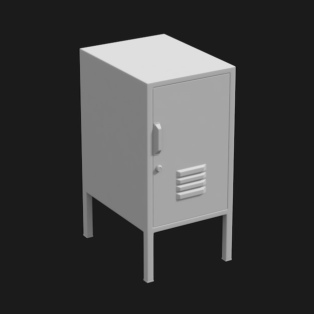 “Locker 004 3D Model” – Free Download | 3D Models Template