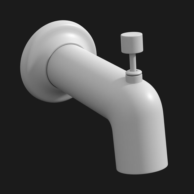 Faucet 001 3D Model: Free Download for Home Accessories