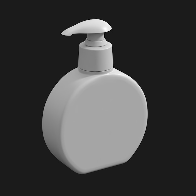 Hair Cream 001 3D Model: Download Free Cream Jar and Plastic Container Model for Hair Products