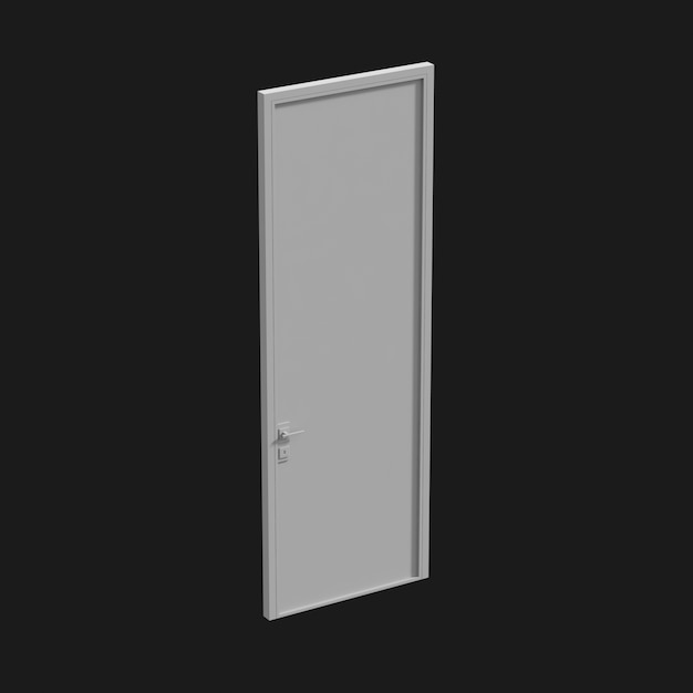 Glass Door 001 3D Model – High Quality Free Download