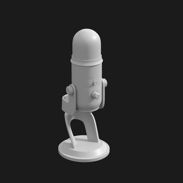 Streaming Microphone 001 3D Model – Elevate Your Streaming Experience