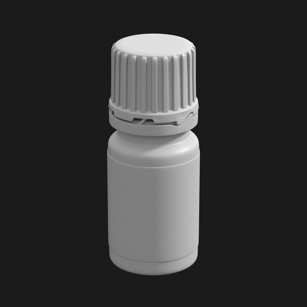 Medicine Bottle 001 3D Model – Free Download