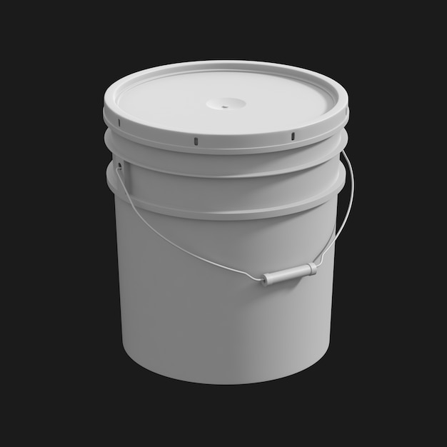 Gallon 001 3D Model: An Exquisite Cylindrical Container for your Project Needs