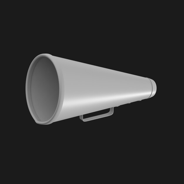 Film Megaphone 001 3D Model – Free Download